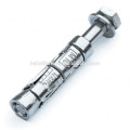 A2 A4 o acero al carbono Amarillo Zinc plateado Hex Bolt Sleeve Anchor for concrete